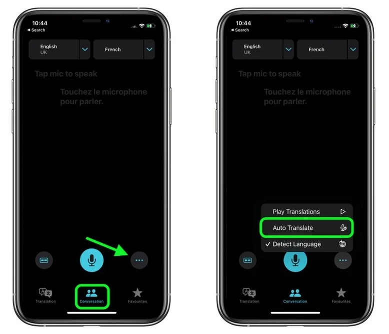 尖草坪苹果手机维修分享iOS 15 “翻译” App 新改进 