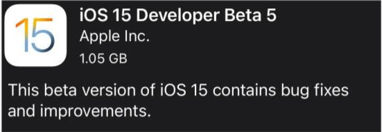 尖草坪苹果手机维修分享如何升级到iOS15.0 beta5 